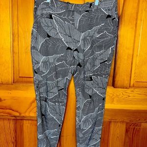 INC black and white floral print pants